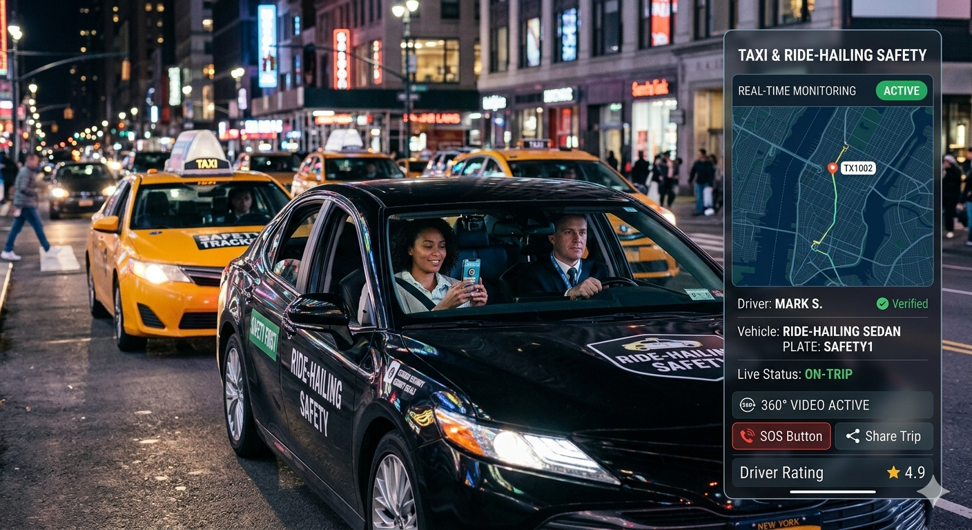 Taxi Ride Hailing Safety - Solution Image
